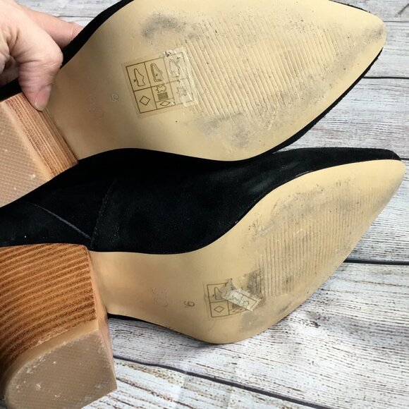 Urban Outfitter Carla Slouch Boots Black sz 9 - Picture 7 of 10